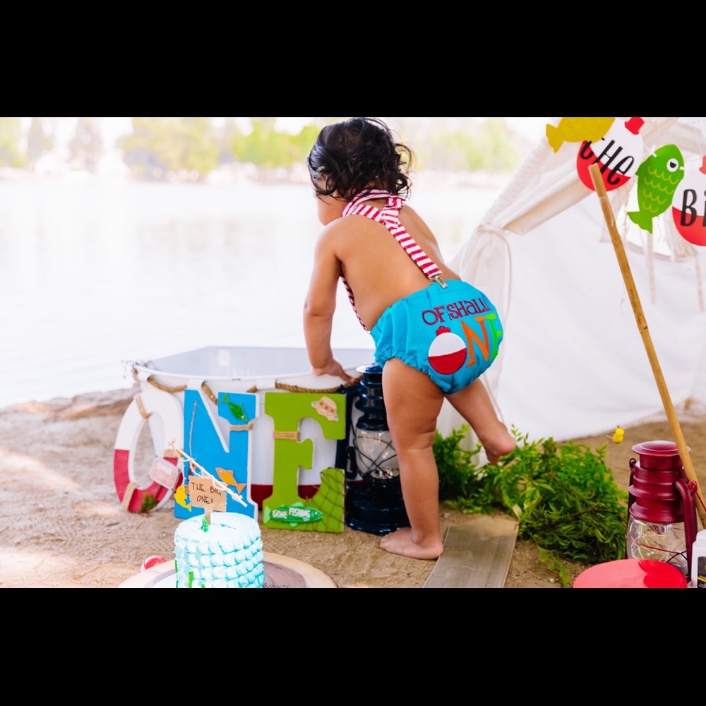 1st Birthday O’fishally One Smash Cake Outfit View 5